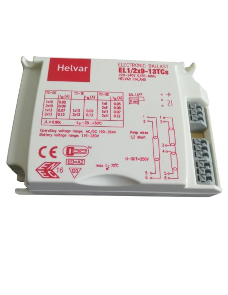 Helvar el1/2x9-13tcs